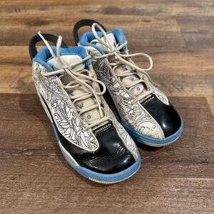 Nike Air Jordan Dub Zero Kids Sneakers Legend Blue Size 2Y READ